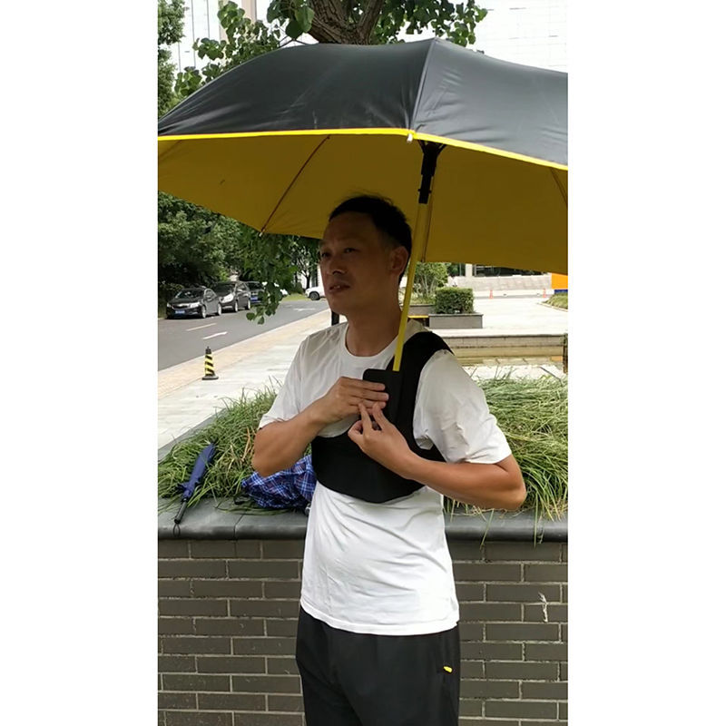 New Portable Back Support Umbrella Artifact Sunshade Sun Protection Uv Umbrella Holder Fixed Shoulder Strap