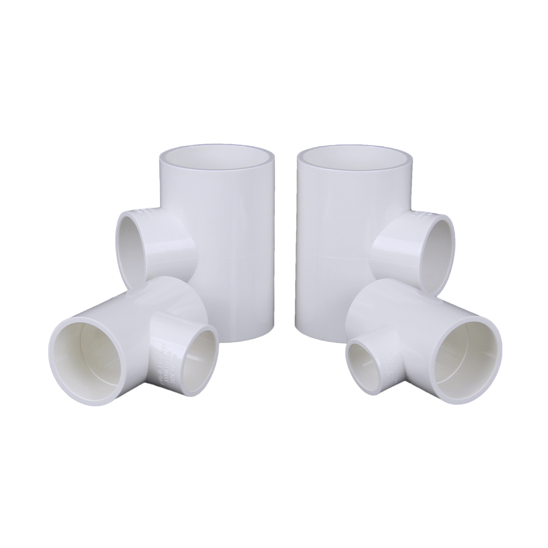Cross-border Amazon Hot Sale US Standard UPVC Water Supply Reducing Tee SCH40 Reducing Tee Interface Water Supply Accessories