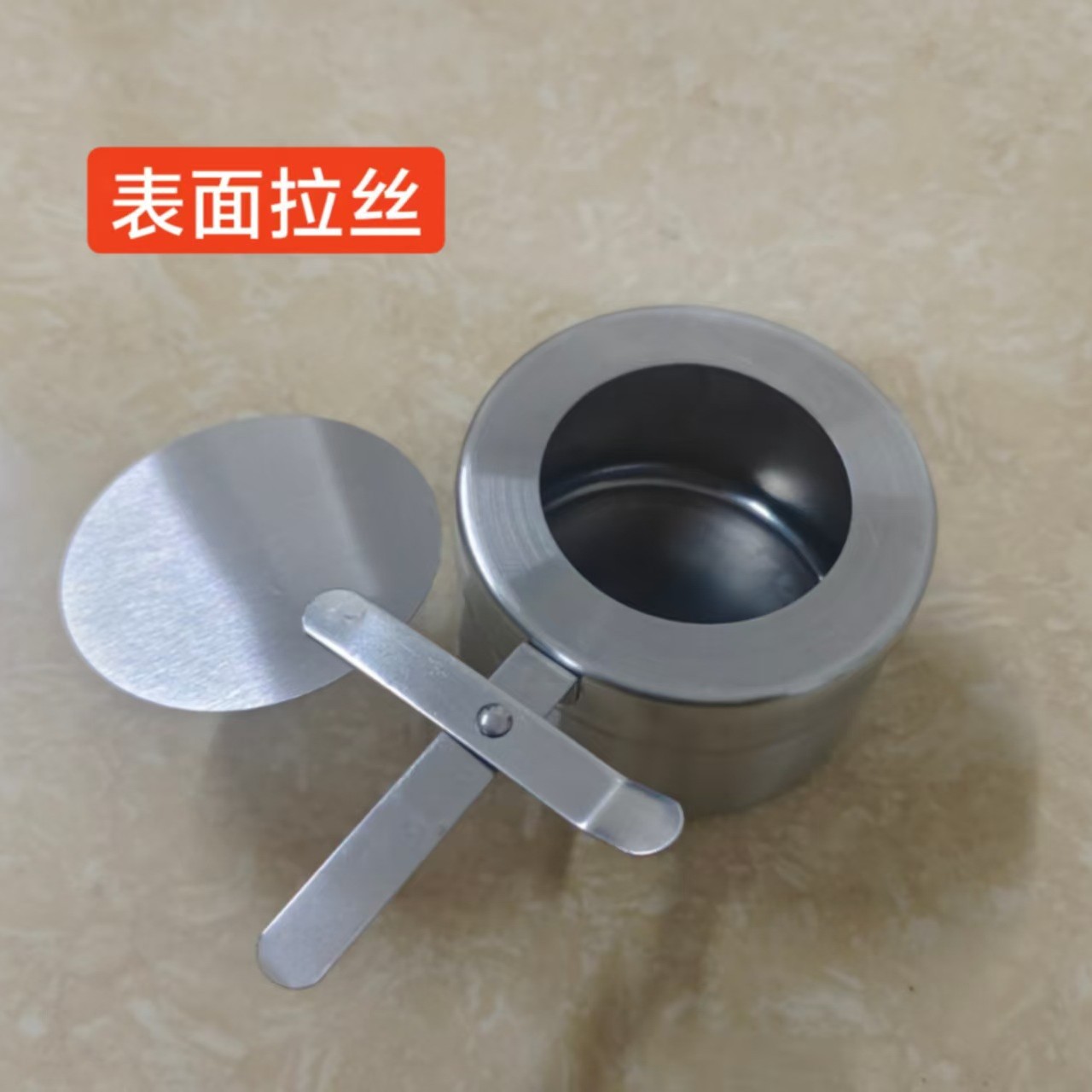 Wholesale buffet stove accessories alcohol box tank simple stainless steel household small hot pot with lid alcohol stove alcohol cup