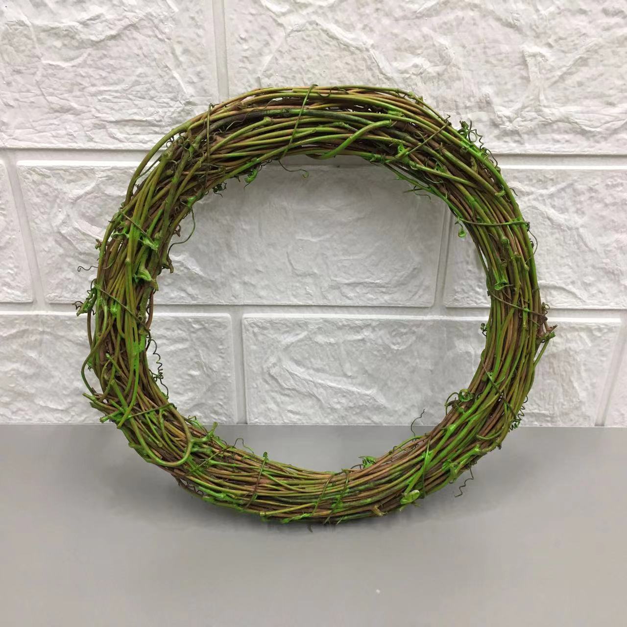 Rattan Ring Rattan Wreath Flower Shop Accessories Floral Wreath Christmas Wreath Ornament