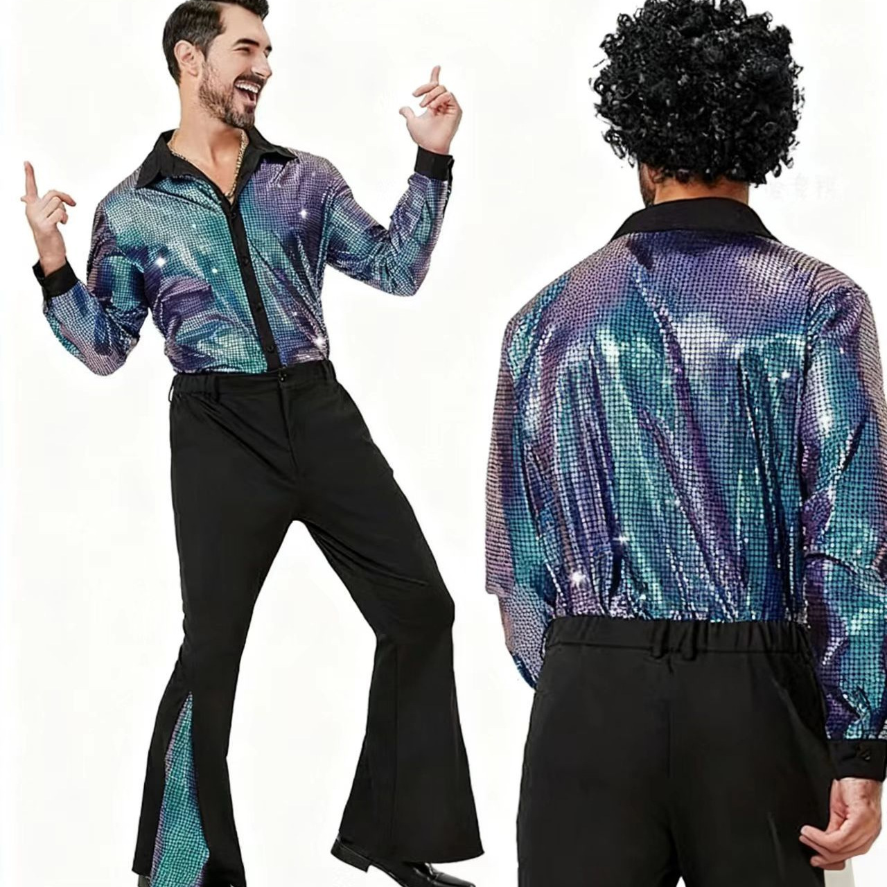 Классический ретро костюм для мальчиков 70-х годов для диско и выступлений, новая весенняя коллекция 2025