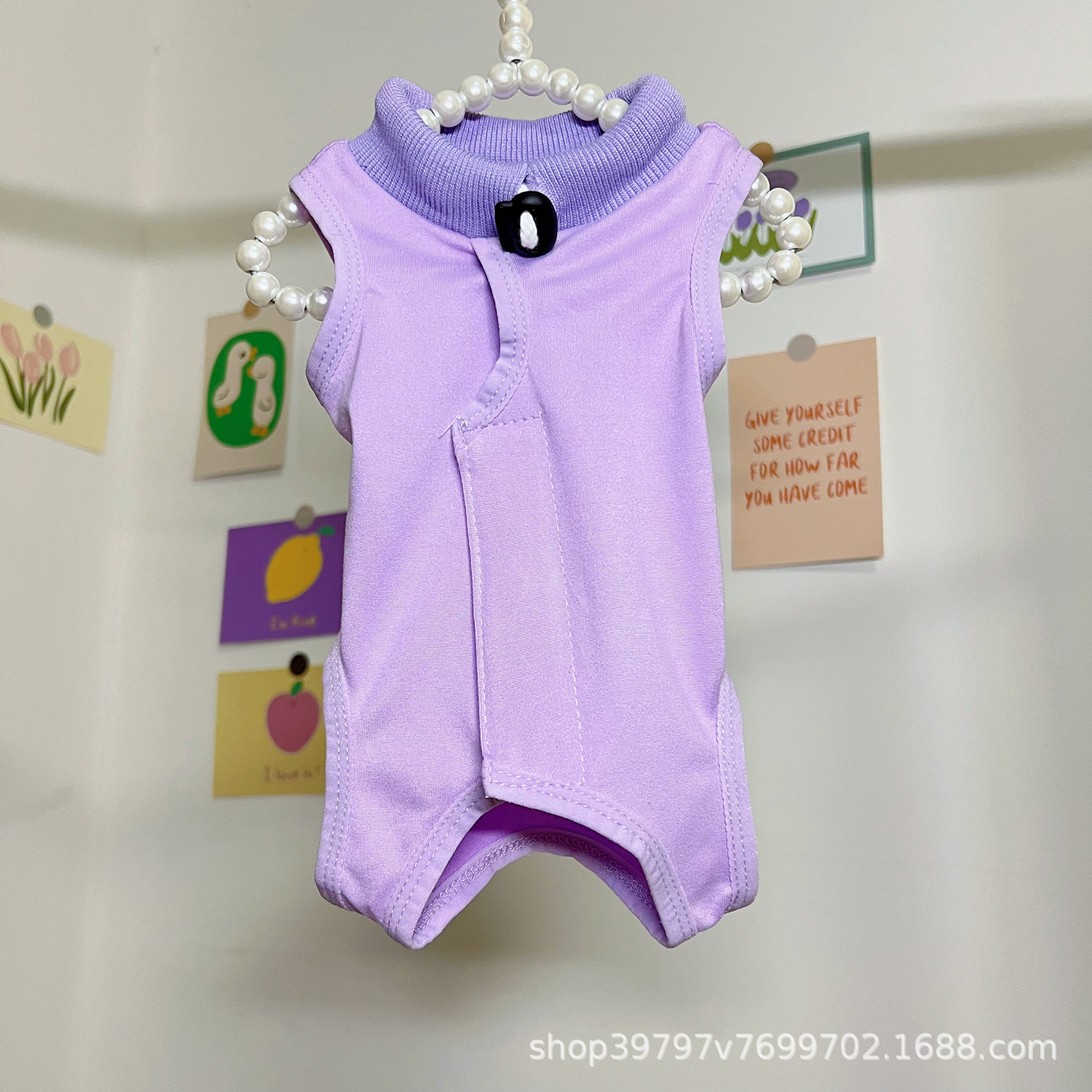 Cat surgical clothing female cat sterilization clothing weaning clothing postoperative clothing anti-licking summer pet cat elastic clothing cat postoperative clothing