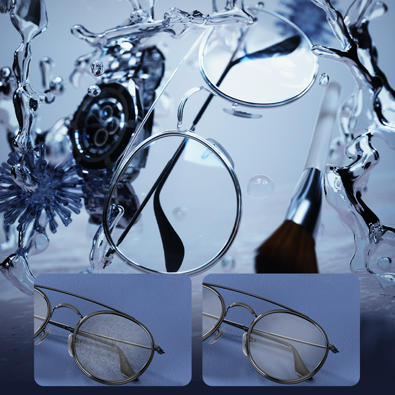 New ultrasonic cleaning machine household glasses cleaner jewelry watch braces cleaning stains vibration cleaning box