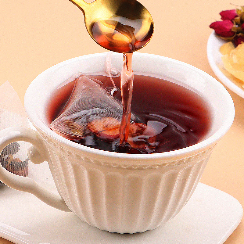 Mulberry Rose Fuling Tea Independent Triangle Package Hawthorn Lily Combination Health Flower Tea Wholesale Morning C Evening A Tea