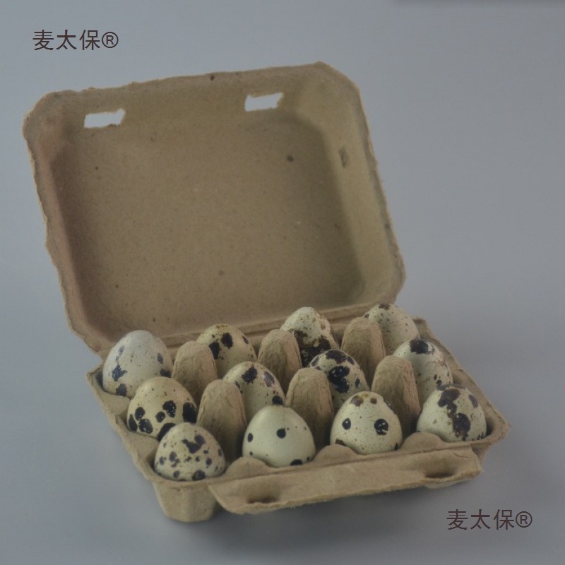 Поставки производителя, коробка для перепелиных яиц из целлюлозы, 12 ячеек, коробка для перепелиных яиц, амортизирующая, разлагаемая