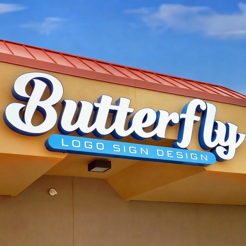 Luminous Character Production Brand Chain Advertising Sign Door Led Stainless Steel Brushed Mini Edgeless Side Luminous Character