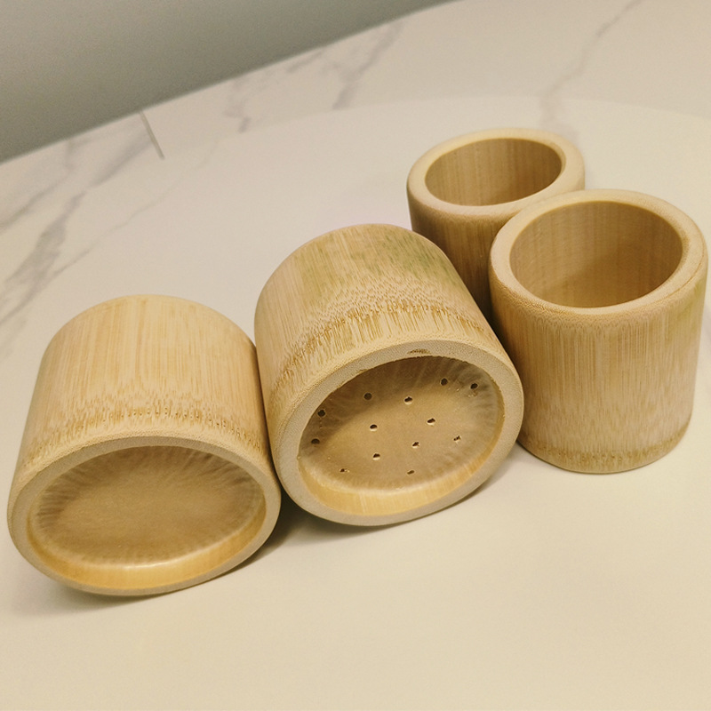 Bamboo Tube Rice Steaming Tube Household Bamboo Tube Rice Steaming Bucket Pure Natural Handmade Bamboo Bamboo Bucket Rice Steamed Egg Steamed Soup Bamboo Cup