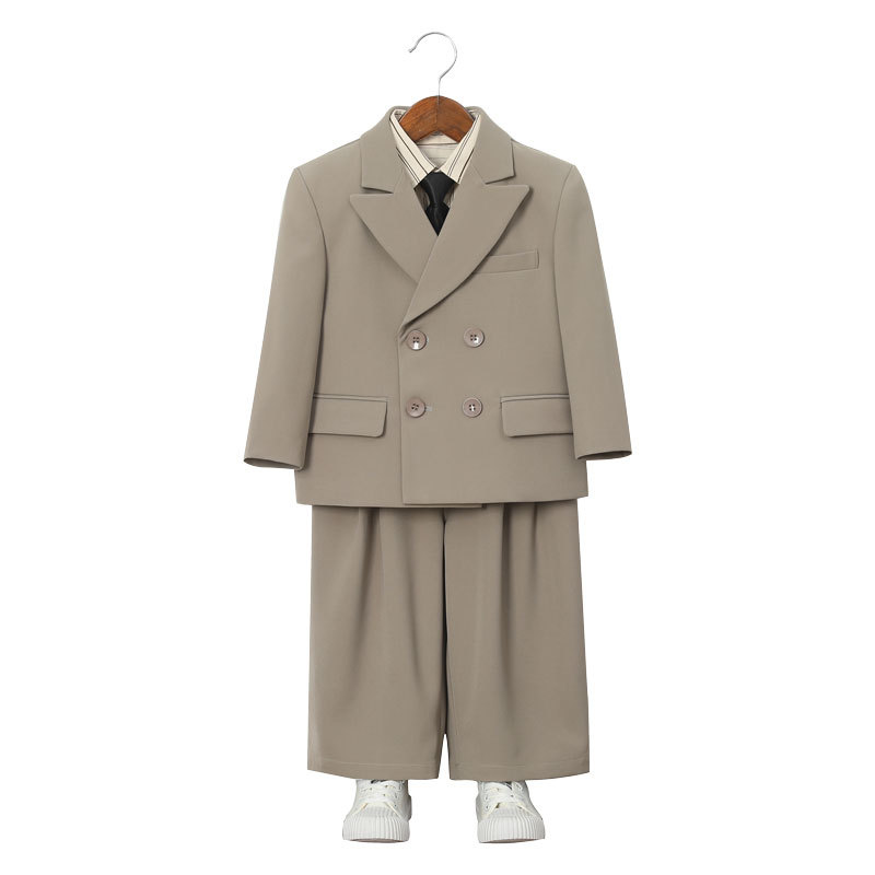Children's Suits, Boys' Spring & Fall Handsome Suit Jackets, Flower Girl's One-Year-Old Dress, Boy's Hosting Piano Performance Suit