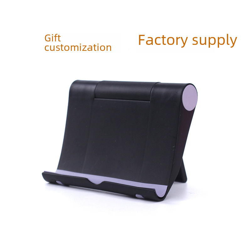 Factory Ready-Made Plastic Multifunctional Lazy Folding Bedside Phone Holder Desktop Phone and Tablet Stand with Logo Customization