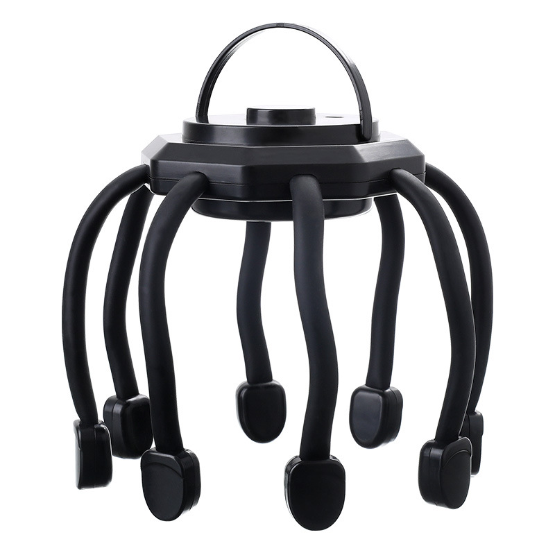 The new octopus head massager intelligent electric massage claw meridian dredging scalp decompression relaxation massage instrument