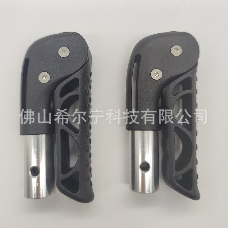 Universal Sports Wheelchair 22mm Diameter Foldable Rear Push Handle Accessory Handle Grip Manufacturer Direct Sale Suitable for Elderly