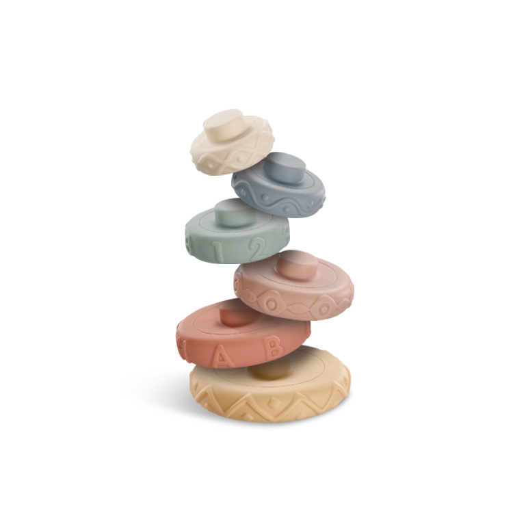 Cross-Border Infant and Toddler Educational Building Blocks Cognitive Relief Cubes Soft Building Blocks Jenga Vinyl Soft Building Block Toys