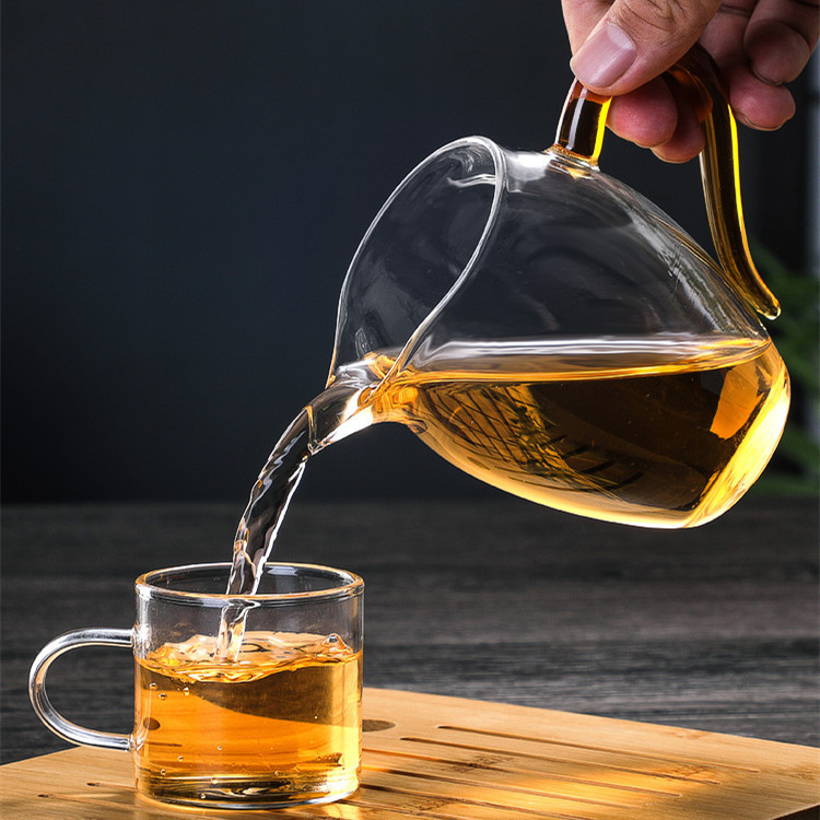 Household Glass Tea Sea Cup Colorfulful High Borosilicate Glass Fair Cup Large Kung Fu Tea Set Tea Divider