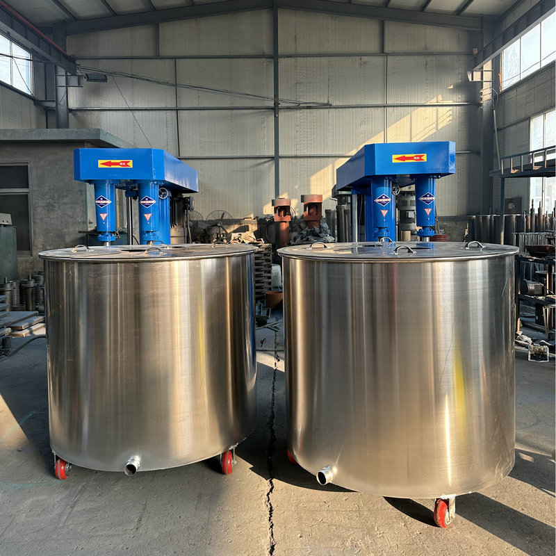 Manufacturer's Ready-Made Stainless Steel Cylinder, Chemical Storage Mobile Stainless Steel, Paint and Coating Mixing and Dispersion Barrel