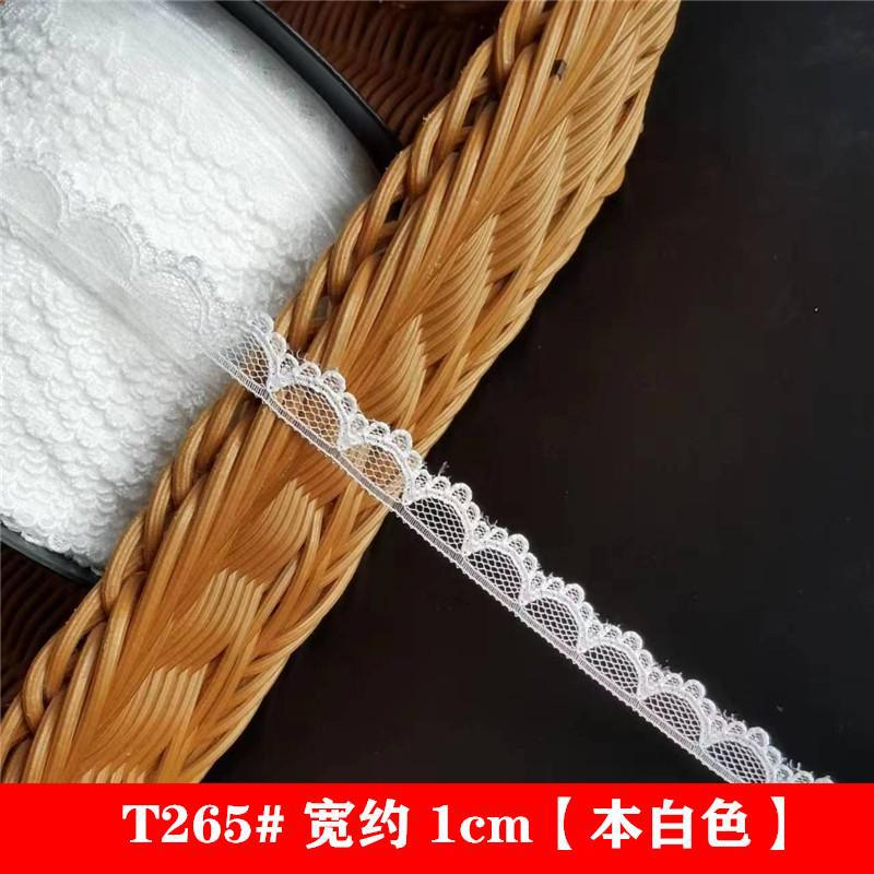 Foreign trade cross-border Taiwan production soft lace thin white handmade diy doll skirt lace accessories wide in stock