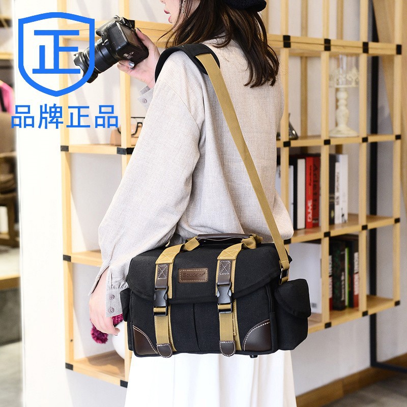 Сумка для SLR-камеры, новая, канвас, плечевой мешок, оптовая продажа