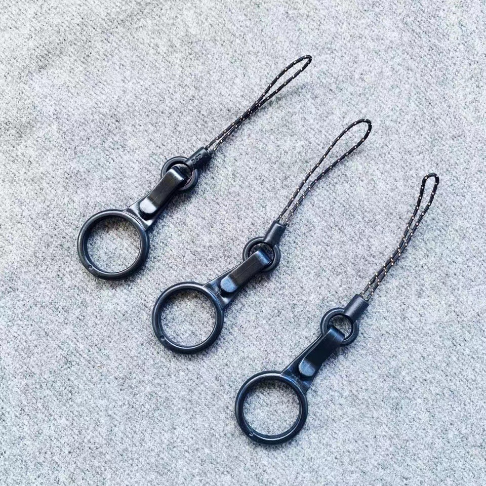 Circle mobile phone lanyard ring buckle diyU disc mobile phone rope unisex aircraft buckle hanging line mobile phone case hanging rope