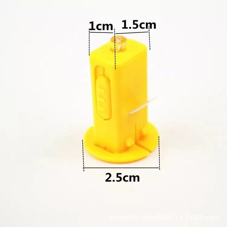 Paper lantern wick DIY handmade luminous colorful yellow light electronic material package LED electronic lamp kindergarten