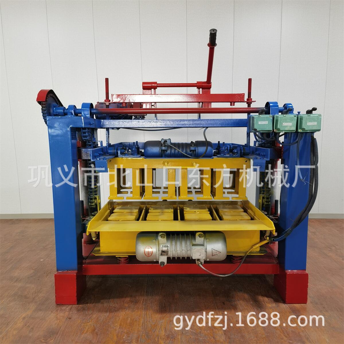 Fully Automatic No-Burning Cement Brick Making Machine Mobile Small Hollow Paving Block Forming Machine Brick Making Machinery