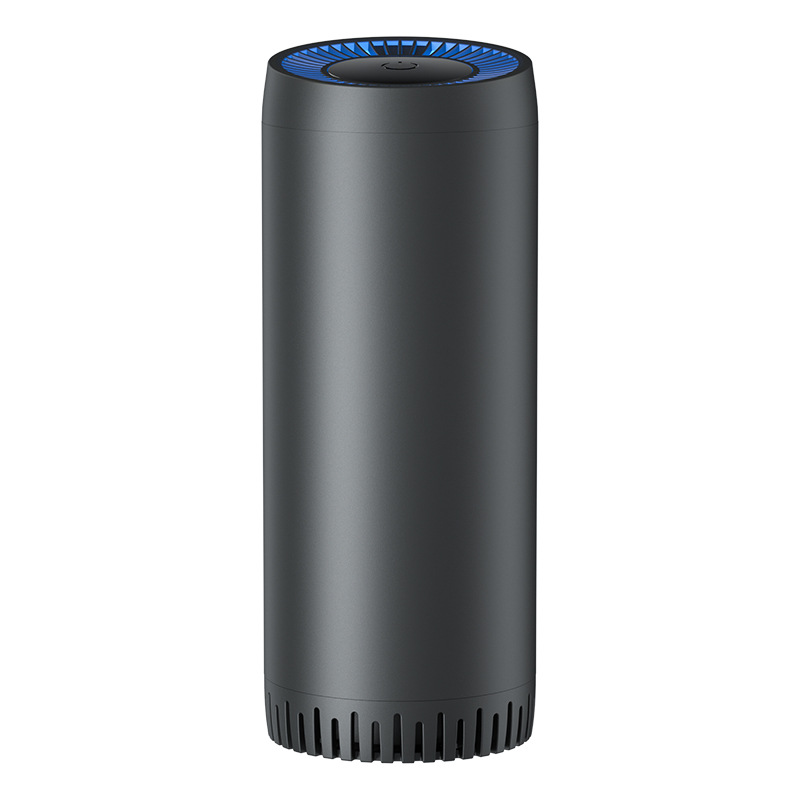 Cross-border USB car air purifier aluminum alloy odor removal and smoke odor removal negative ion car oxygen bar
