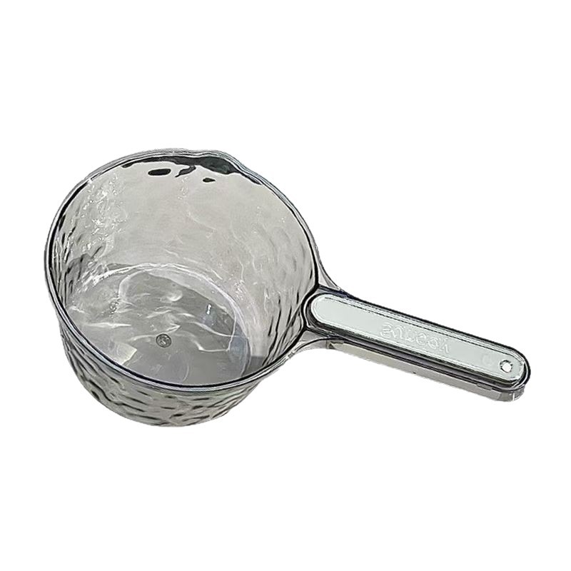 Light Luxury Water Ladle Household Kitchen Plastic Thickeneded Fall-Resistant Long Handle Creative Large Capacity Transparent Non-Breakable Ladle Water Spoon