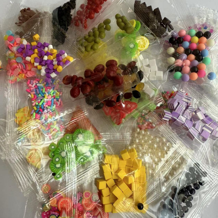 New Artificial Sugar Water Shop Food and Play Materials Artificial Taro Balls Miniature Red Bean Smoothie Ice Cubes Strawberry DIY Accessories Practical