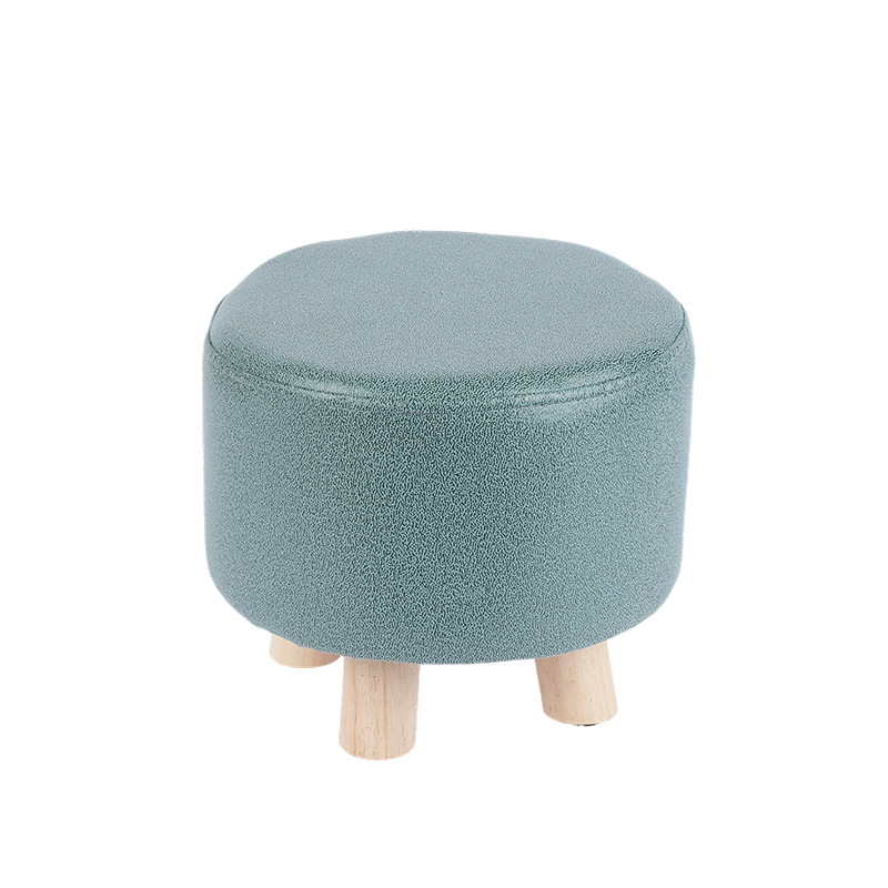 Household Fabric Low Stool Creative Small Bench Fashion Entrance Shoe Changing Stool Printable Logo Round Stool Square Stool Small Stool