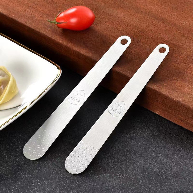 Making dumplings digging stuffing spoon wonton dumplings tools stainless steel stuffing shovel spoon mixing straight Spoon stuffing picking chaos stuffing shovel