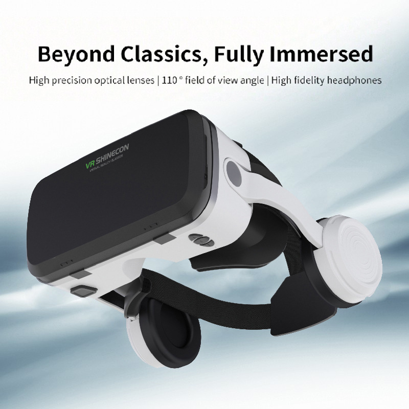 Vr Shinecon Qianhuan G04Eb Headset Version Vr Glasses Large Screen Mobile Panoramic 3Dvr Russian Popular Model Z4
