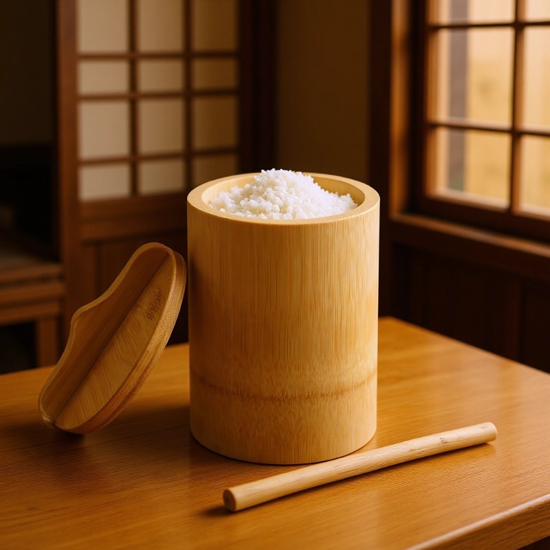 Natural Bamboo Steaming Rice Bucket, Handmade Bamboo Steaming Tool, Bamboo Steamer, Bamboo Steaming Basket, Bamboo Steamer with Lid