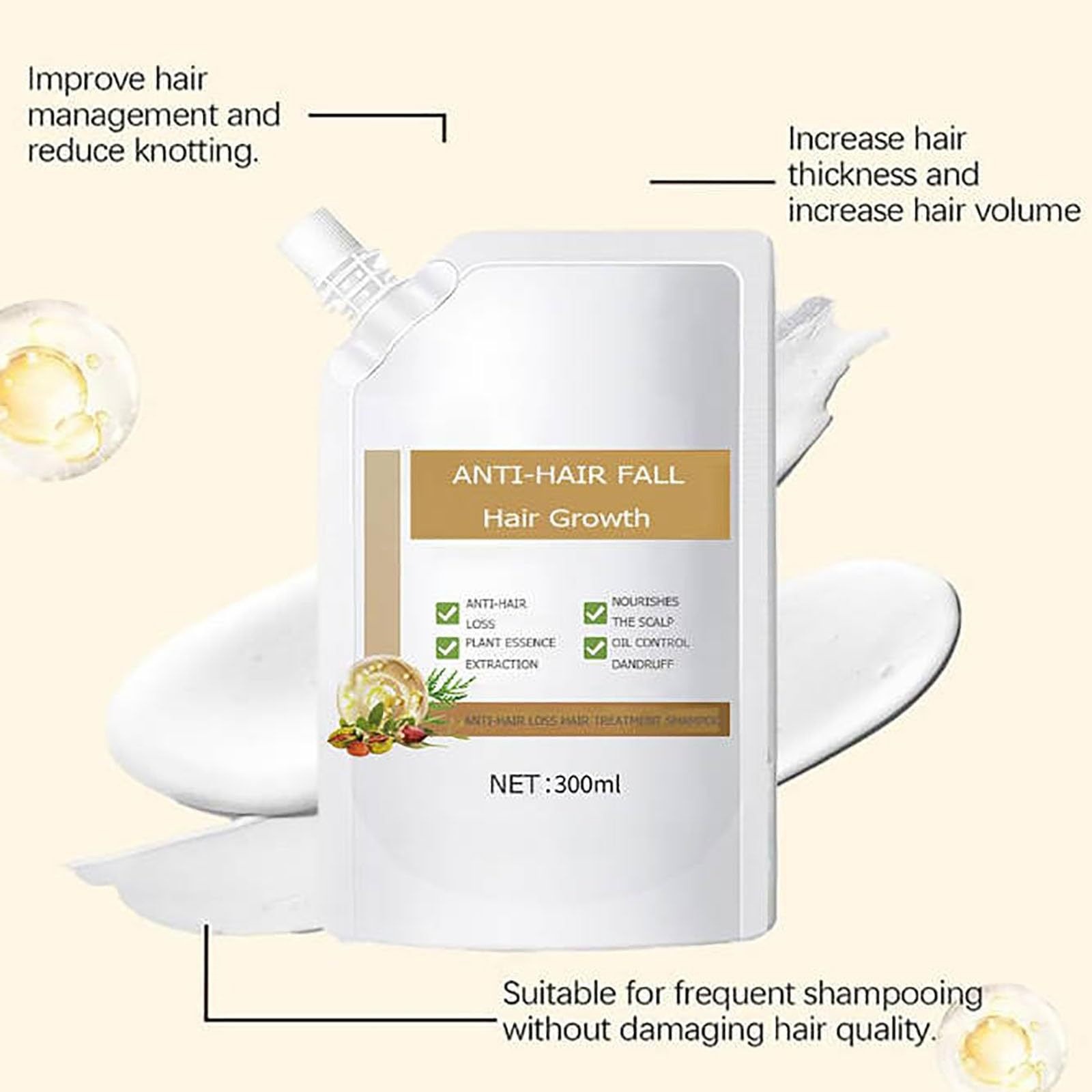 Remimpiantihairlossshampoo Herbal Essence Moisturizing Hair Care Shampoo Prevents Hair Loss