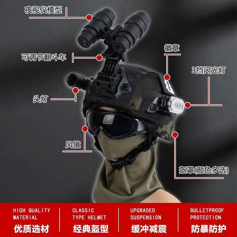 Equipment Helmet 03 Dark Zone Helmet Helmet Breakout God of War Il Cos Thermal Imaging Same Model Renault Heavy