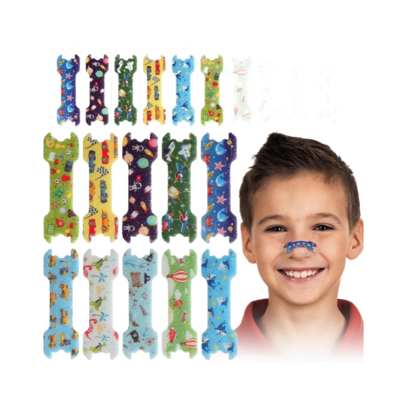 Cross-border Children's Ventilation Nose Sticker Cartoon small size Children's Nasal Sticker Relieve Breathing Snoring Strip Children's Sleep Nose Sticker