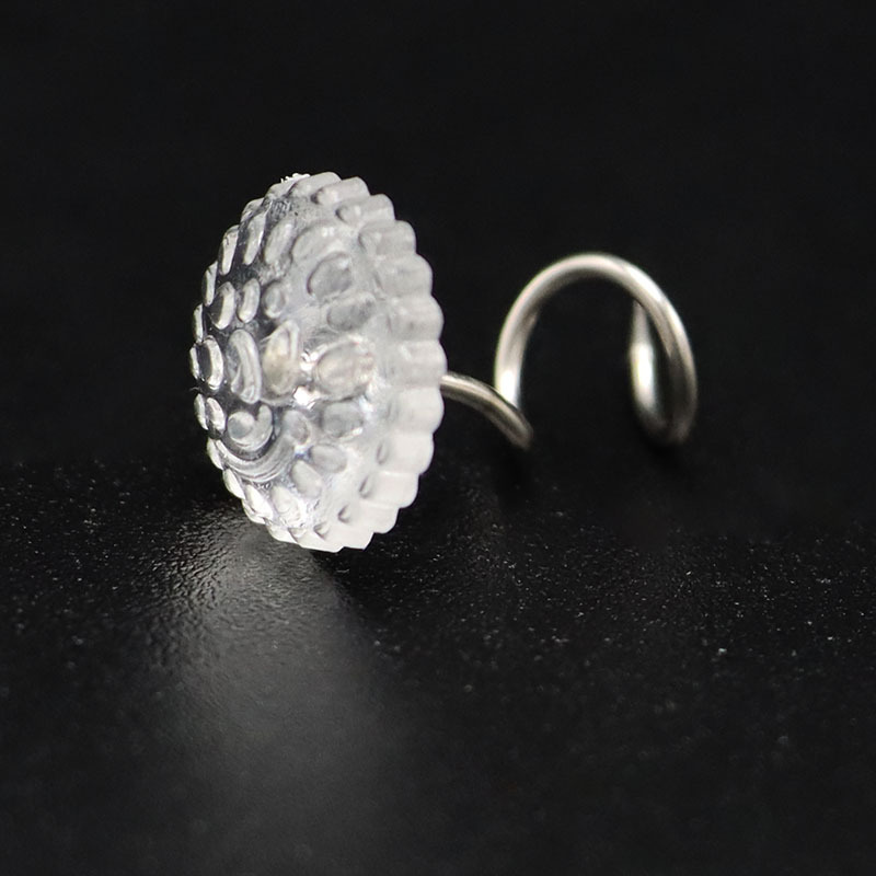 Transparent twist nail plastic spiral nail fixed sofa cushion bed sheet traceless Holder