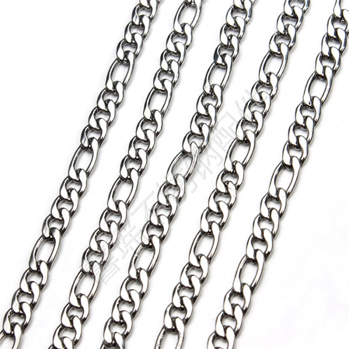 Factory Direct Sales Small Iron Chain Copper Chain Tag Chain Pearl Chain Bracelet Necklace Semi-Finished Handmade DIY Jewelry Wholesale