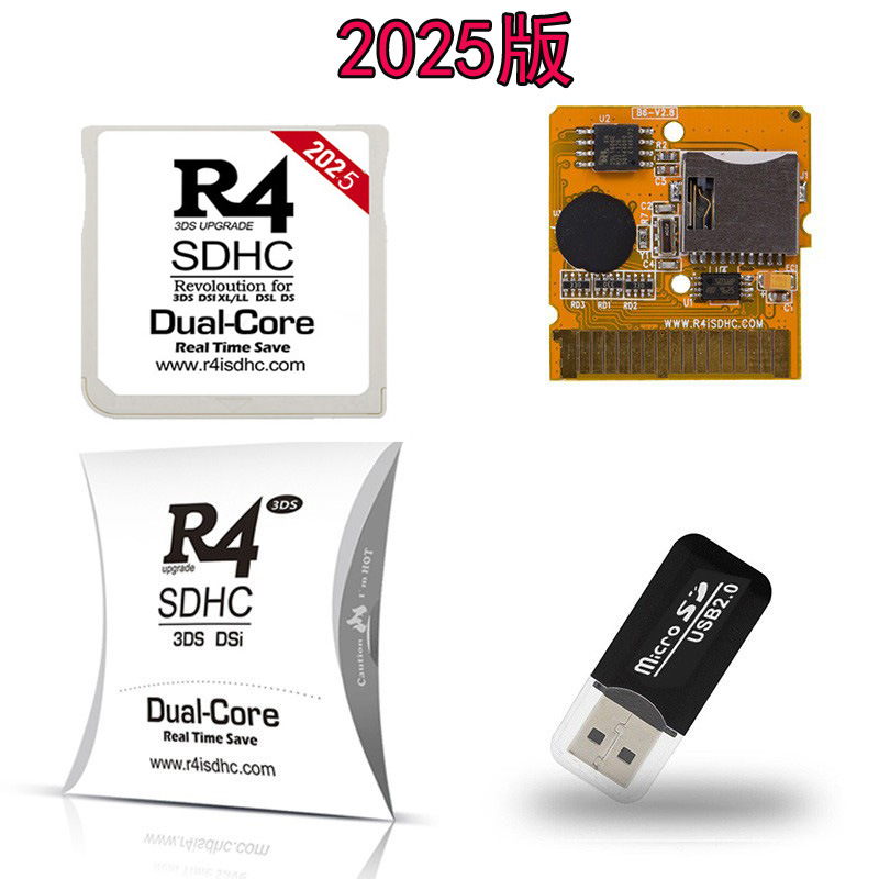 Version 2025 Silver Card 3Ds Nds Ndsll Card 2024 R4I Gold Card Nds Burning Card