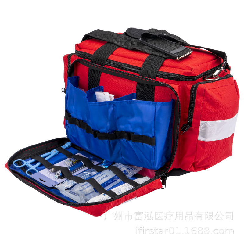 Large Portable First Aid Kit, Outdoor Team Medical Rescue Kit, Hospital Ambulance Rescue Kit, Comprehensive Disaster Relief