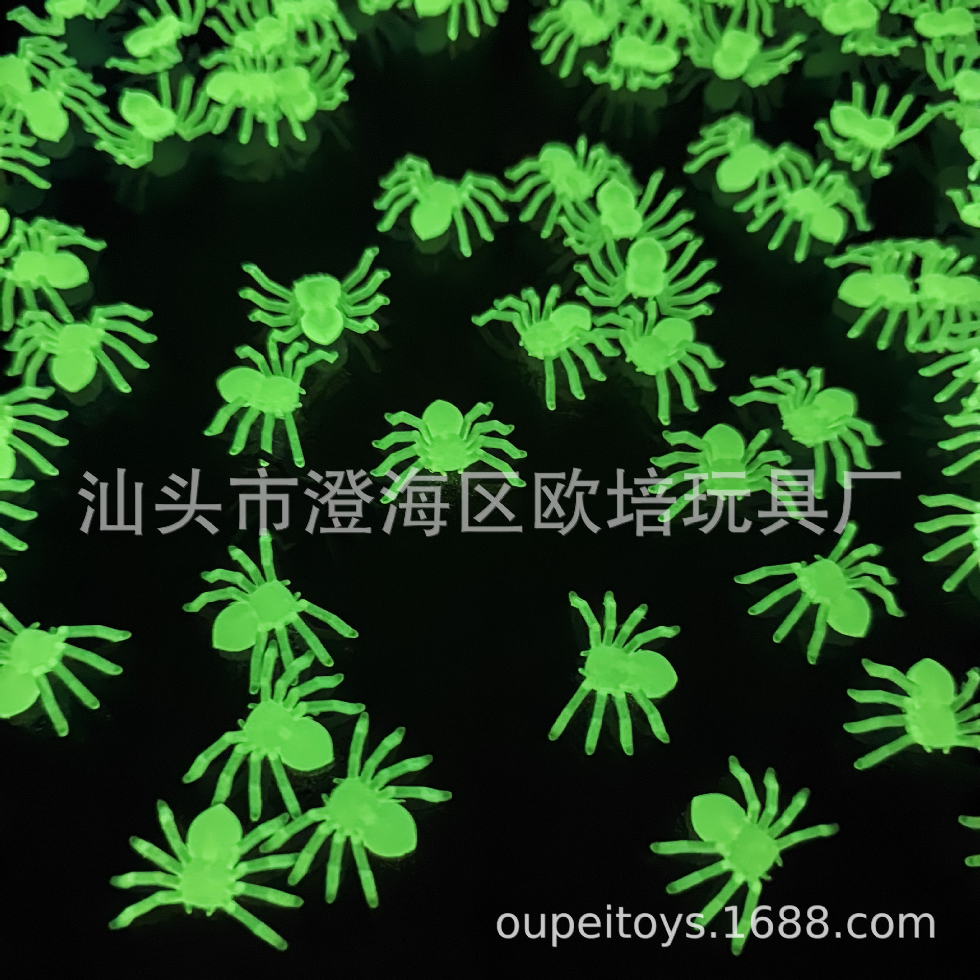 Cotton Spider Accessories Toy Plastic Spider Halloween Decoration Ornaments Colorfulful Spider Thin-Legged Long-Legged Spider