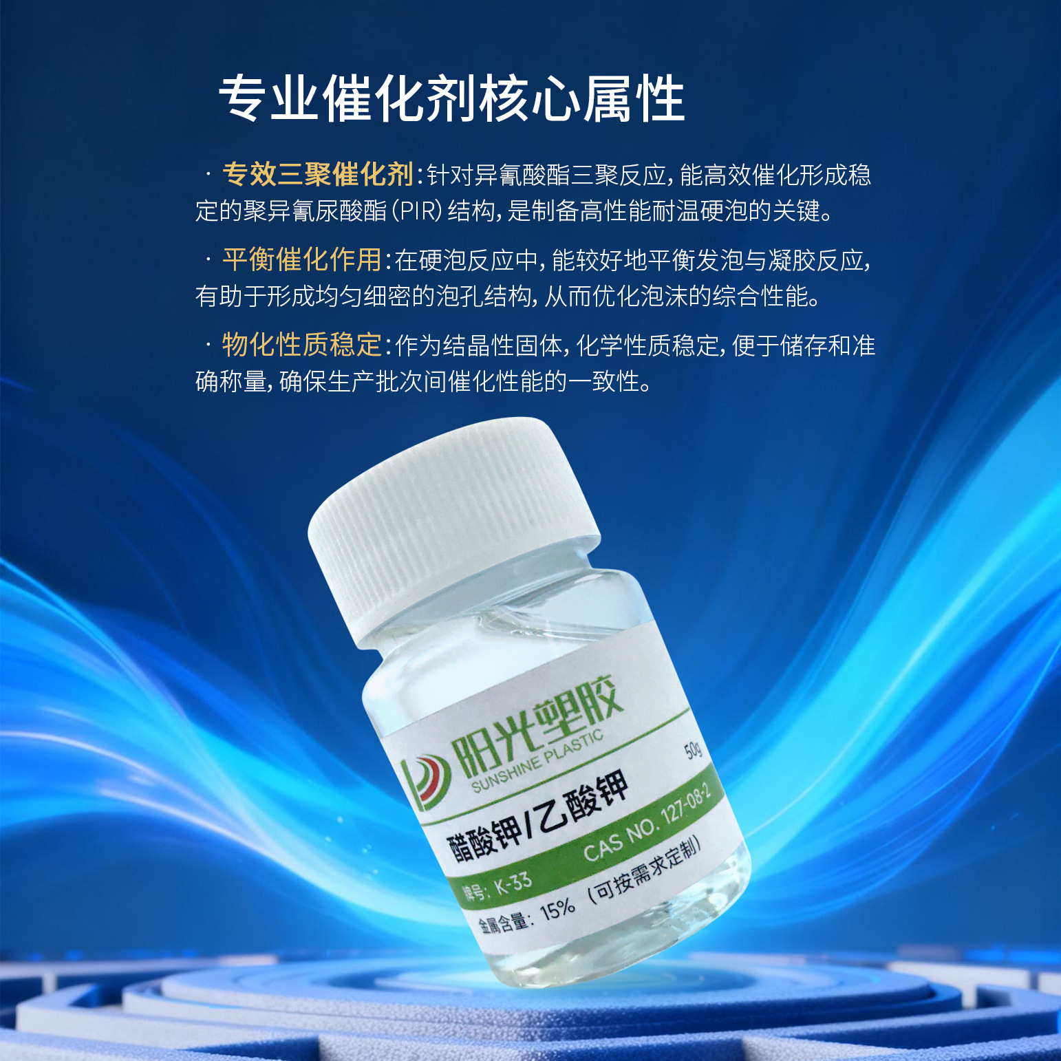 High-Efficiency Triamine Catalyst Potassium Acetate Hard Polyurethane Foam Pir Catalyst for Spray and Pouring Process