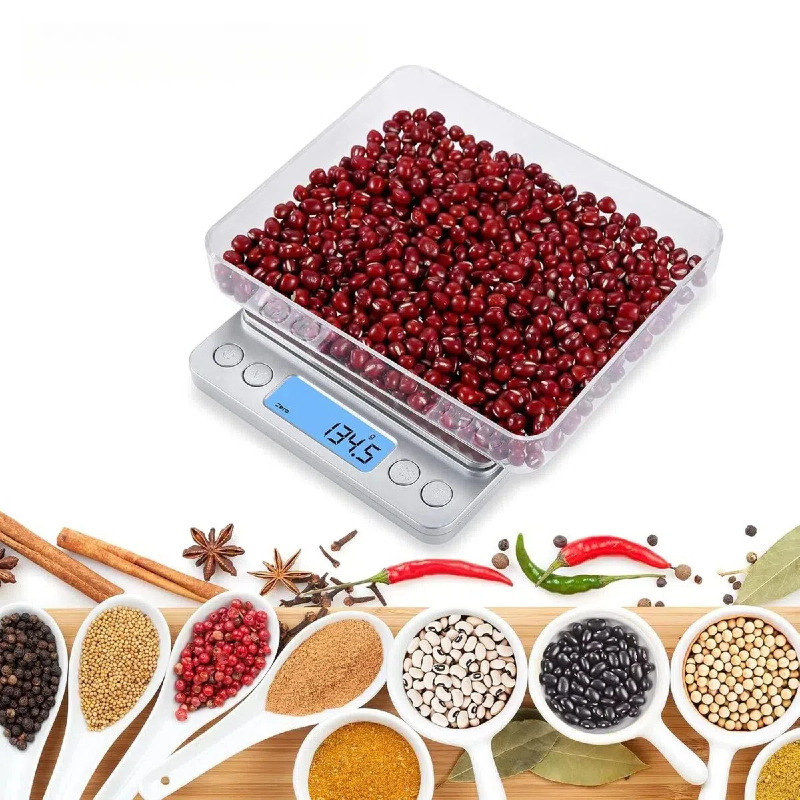 High-Precision Jewelry Scale 0.01g Precision Digital Scale Small Mini Flap Pocket Pants Jewelry Scale Home Kitchen Digital Scale