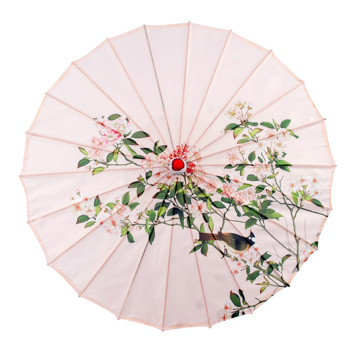 Ancient Style Silk Umbrella Wholesale Chinese Style Dance Performance Indoor and Outdoor Ceiling Decoration Silk Imitation Oil Paper Umbrella