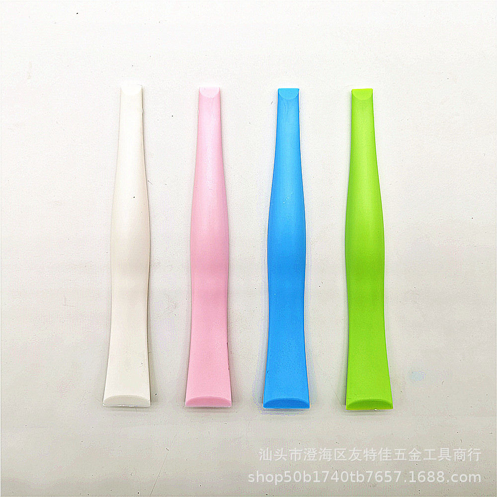Multifunctional Plastic Cleaning Scraper Kitchen Stove Window Gap Narrow Mouth Small Shovel Cleaning Scraper Oil Stain Scraper