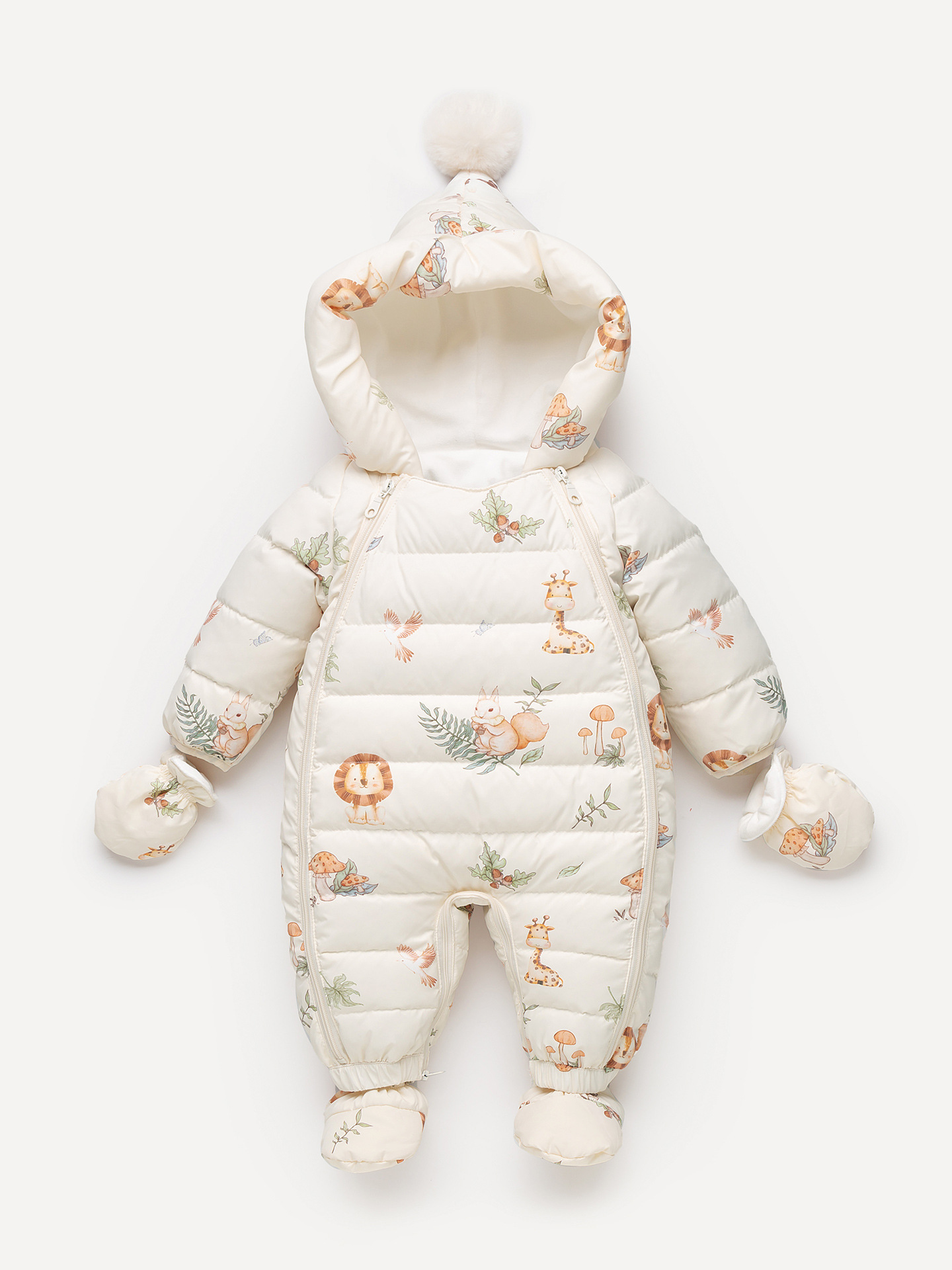 25 Baby down Jackets, Winter Jumpsuits, Baby Warm Outing Clothes, Newborn Thickeneded Robes, Rompers