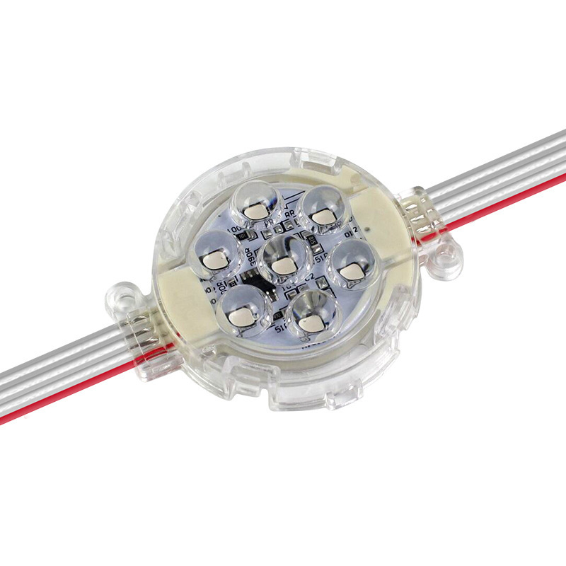 ✅ Led Point Light Source 5cm Outdoor Waterproof Monochrome Full Color Colorful Marquee Advertising Sign Decorative Pixel