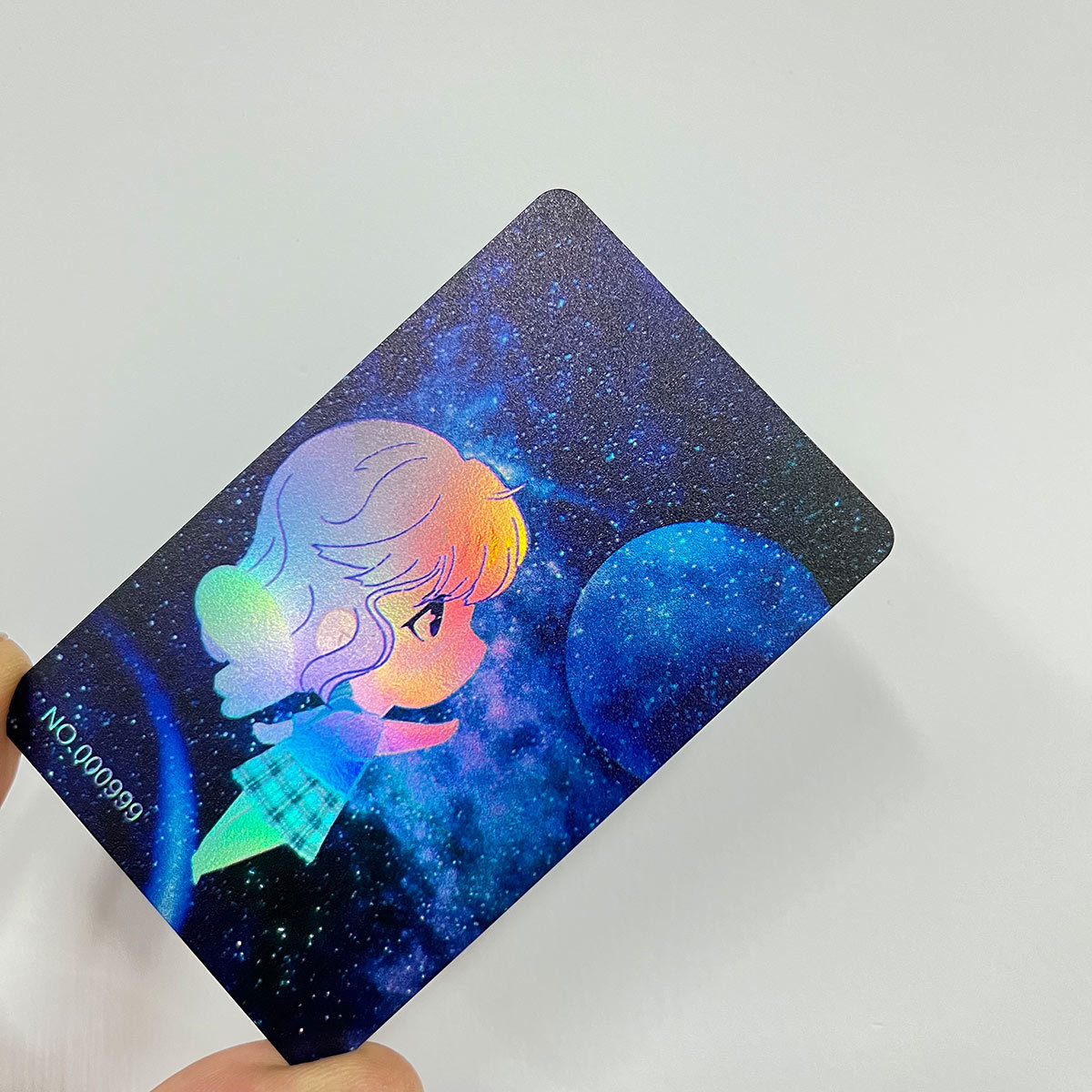 Anime Card Embossed Brushed Laser Card Game Customization Game Flash Card Animation Card Customization