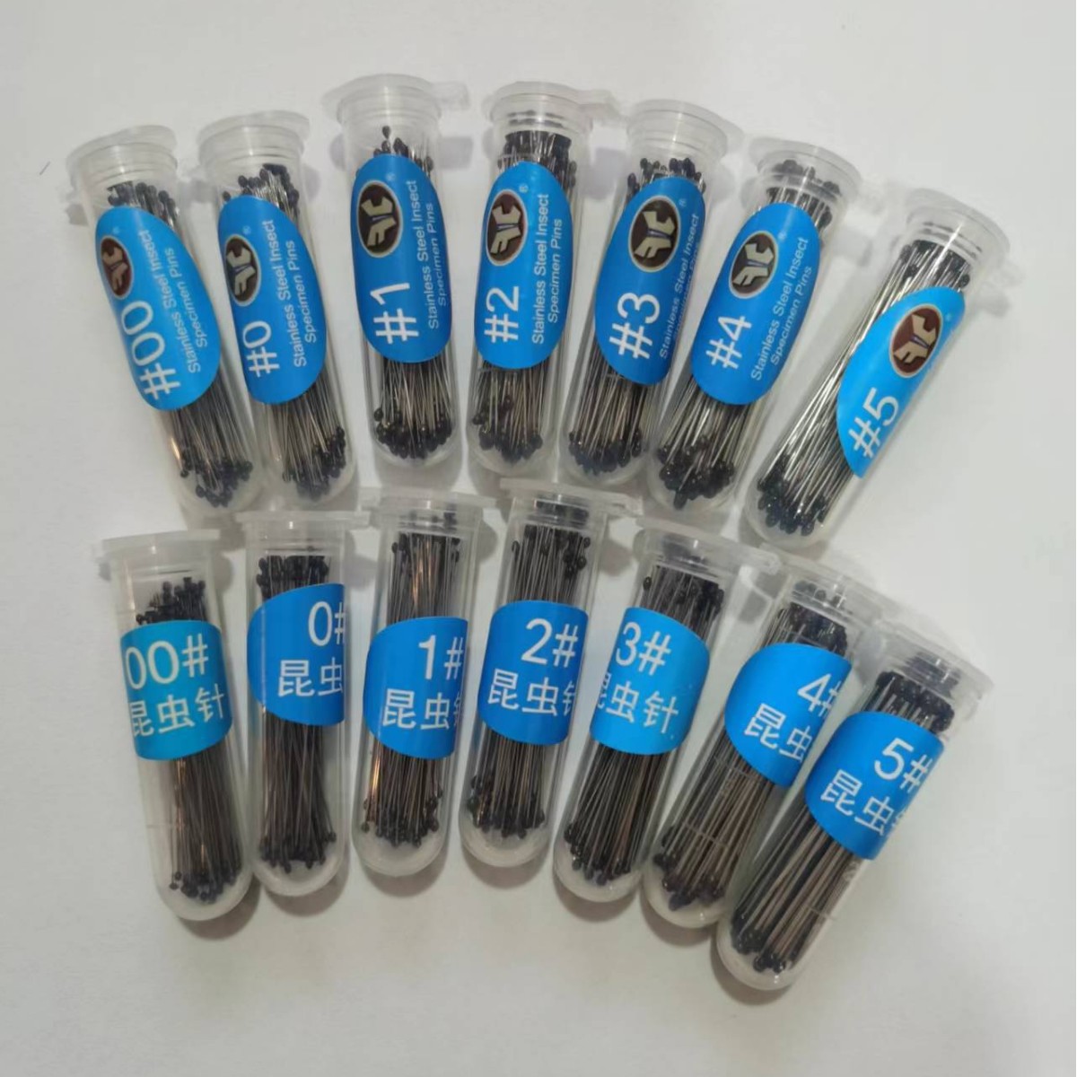 Поставка Нержавеющая Сталь Резиновая Голова Насекомое Игла Экспонат Игла с Высокой Твердостью, Острый Игла Кончик и Хорошая Эластичность для Производства Экспонатов