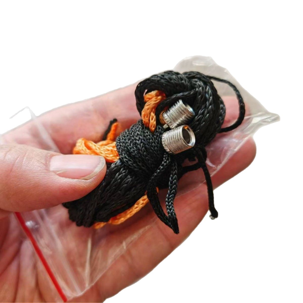 Черно-желтая карманная двойная баскетбольная сетка, утолщенная нейлоновая нить, чисто ручное плетение, прочная и удобная универсальная