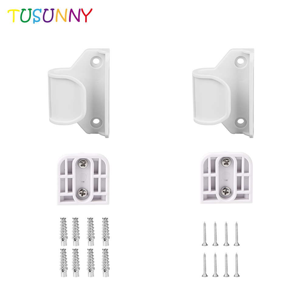 Door rail accessories children's guardrail accessories set safety fence door guardrail stairway accessories door rail fixings