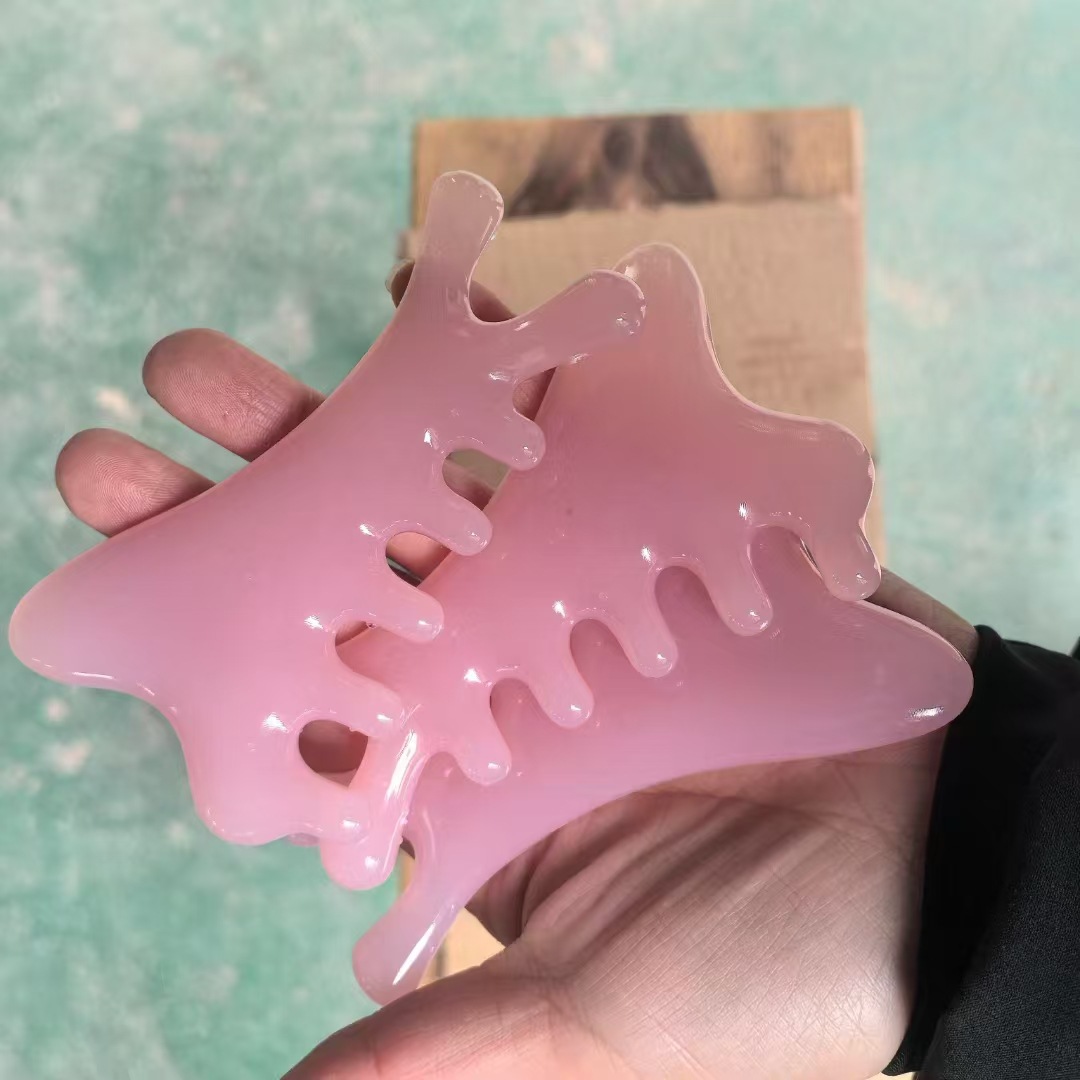 Массажная расческа маленькая дельфинья расческа для массажа с широкими зубьями