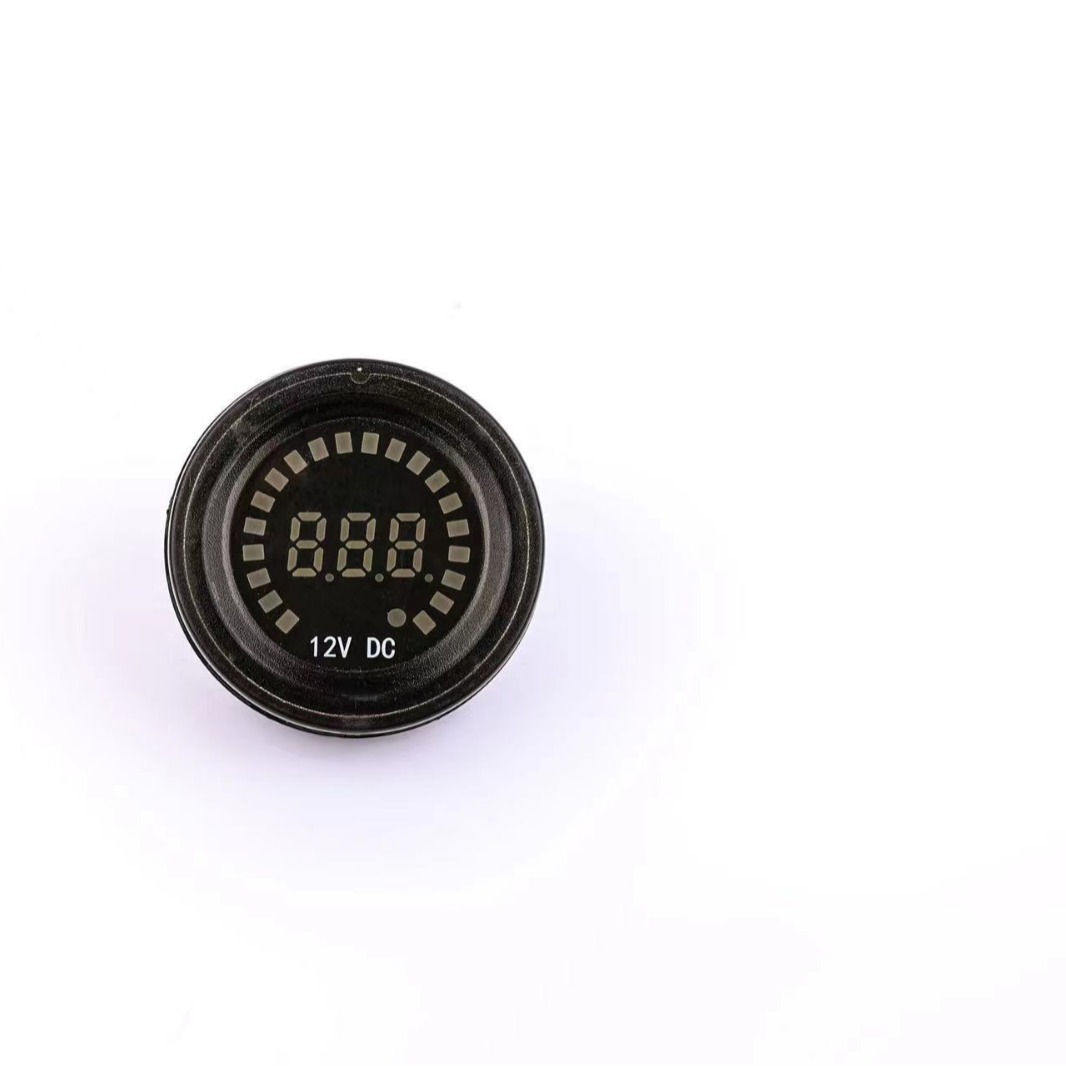 Automobile and Motorcycle Modified Voltmeter 12v Color Screen Voltmeter Car Instrument New Dc LED Digital Display Waterproof